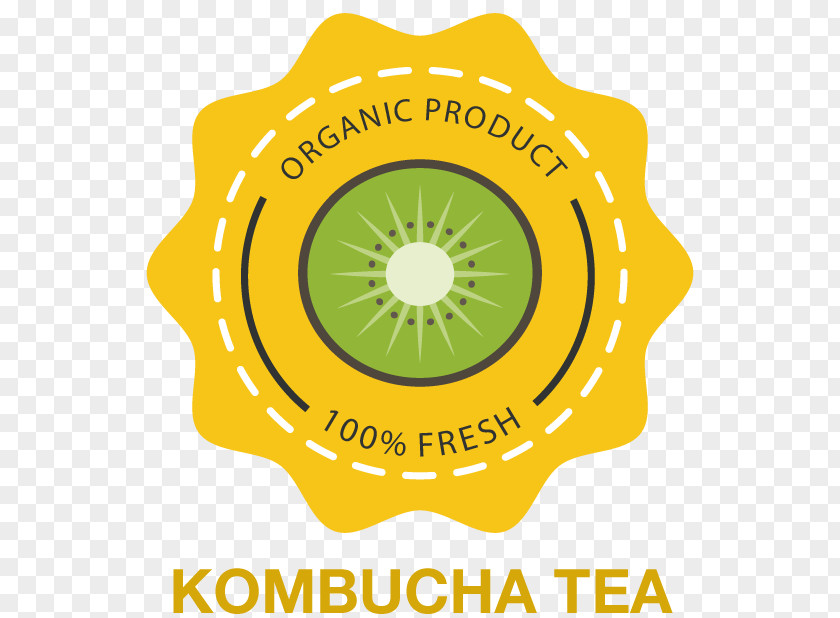 Design Logo Kiwifruit Juice PNG