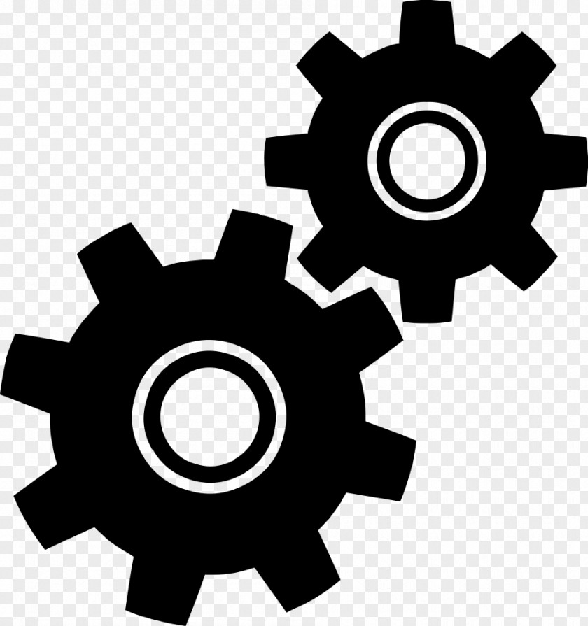 Gear Icon Svg Vector Clip Art Graphics Free Content PNG