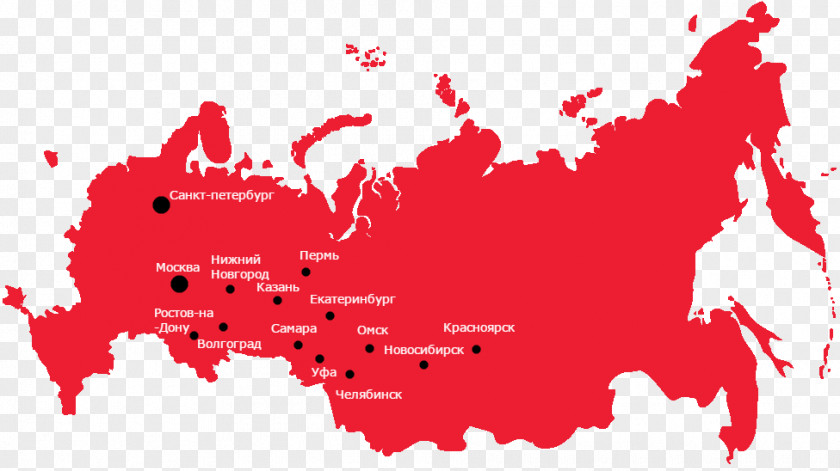 Russia Blank Map PNG