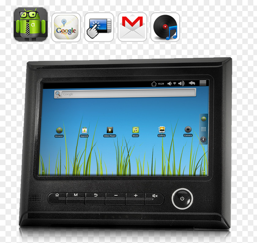 Android Tablet Aakash 2 Touchscreen Display Device PNG