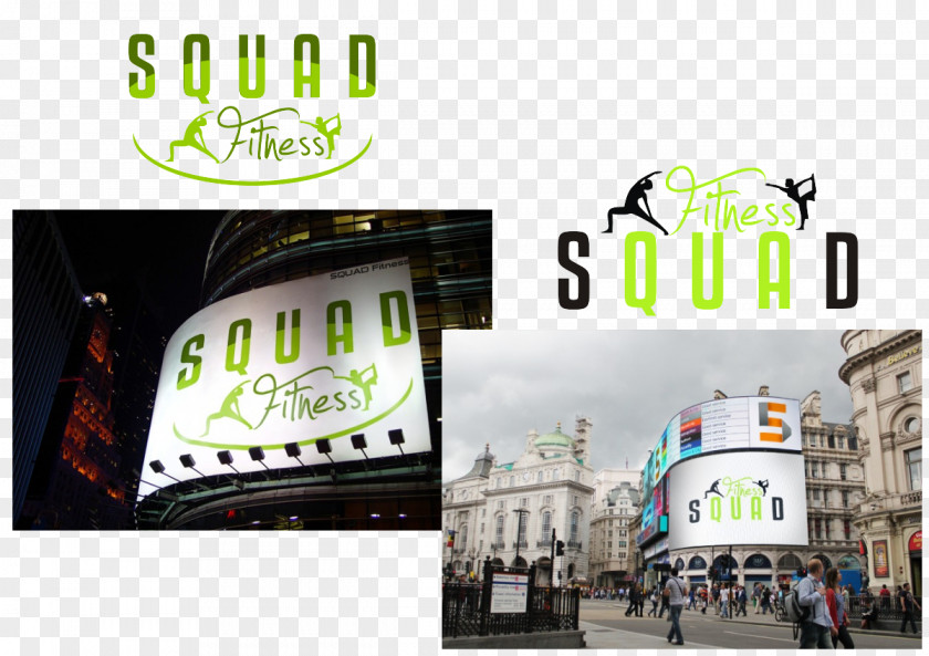 Body Fitness Gym Logo Brand Banner Piccadilly Circus PNG