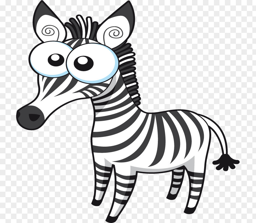 Cartoon Zebra Vector Quagga Lion Clip Art PNG
