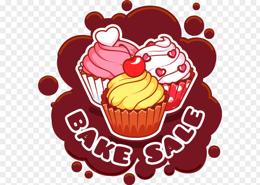 Sales Cupcake Bakery Bake Sale Muffin Baking PNG