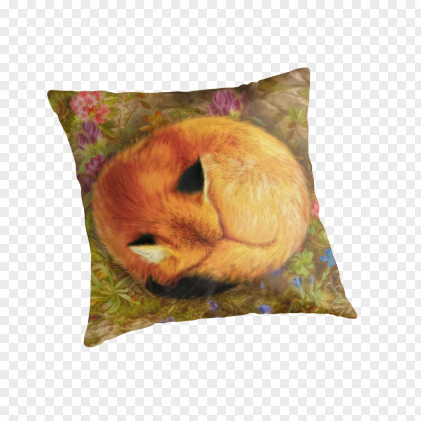 Throwing Rubbish Throw Pillows Tapestry Dog Fox Snout PNG