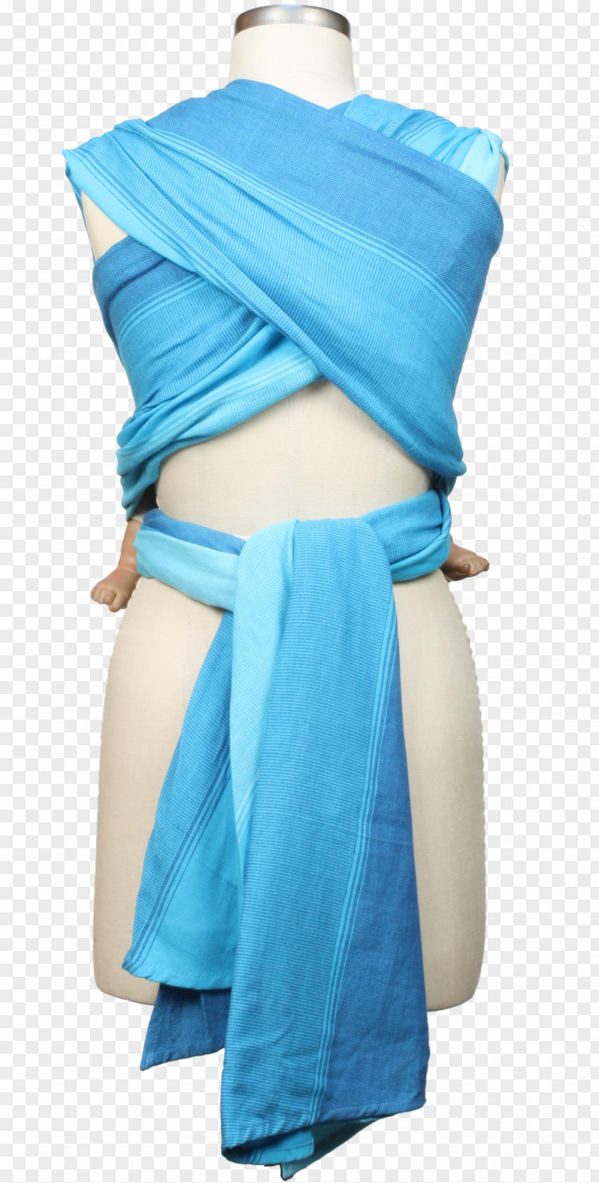 Year-end Wrap Material Shoulder Turquoise Silk PNG