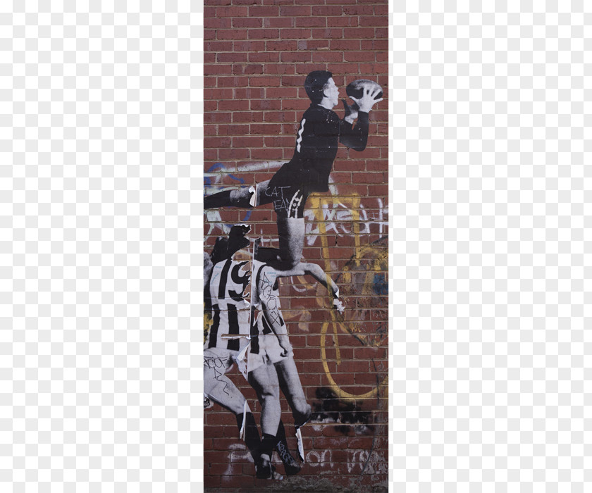 Australian Rules Football Mural Art Door Graffiti PNG