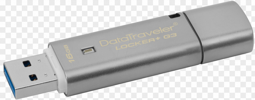 USB Flash Drives Kingston DataTraveler Locker+ G3 Technology Computer Data Storage 3.0 PNG