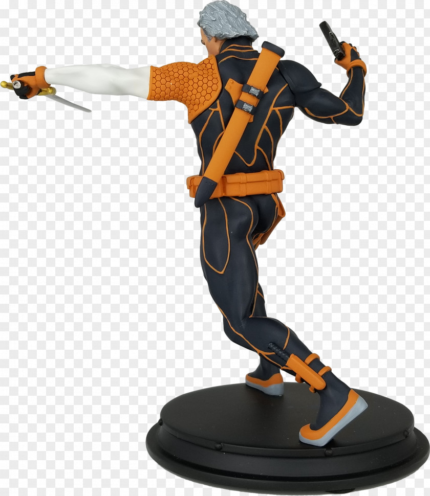 Deathstroke Figurine Statue Flash Vs. Arrow DC Comics PNG