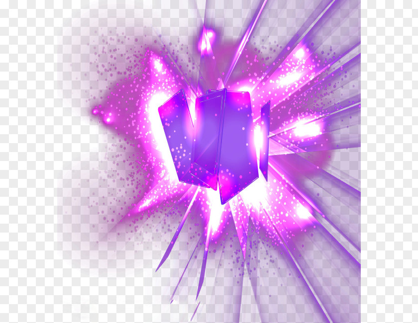 Ice Explosion Euclidean Vector Neon Light PNG