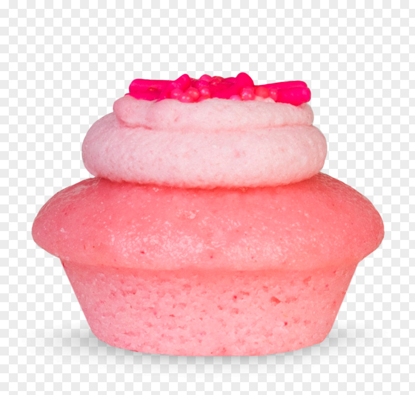 Pink Macaron Cupcake Marshmallow Creme Buttercream Flavor Frozen Dessert PNG