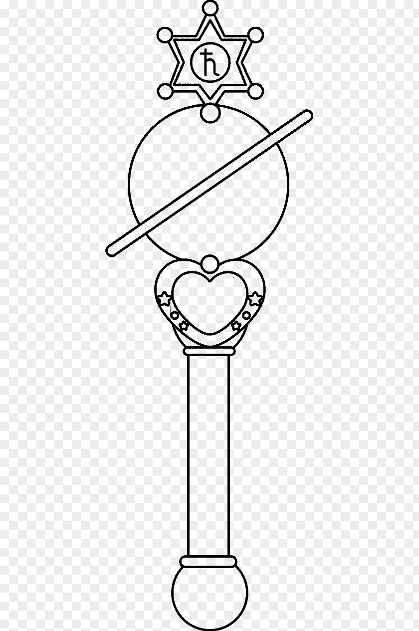 Sailor Moon Wand Line Art Angle Curve PNG