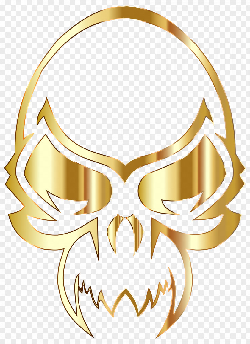 Skulls Skull Gold Clip Art PNG