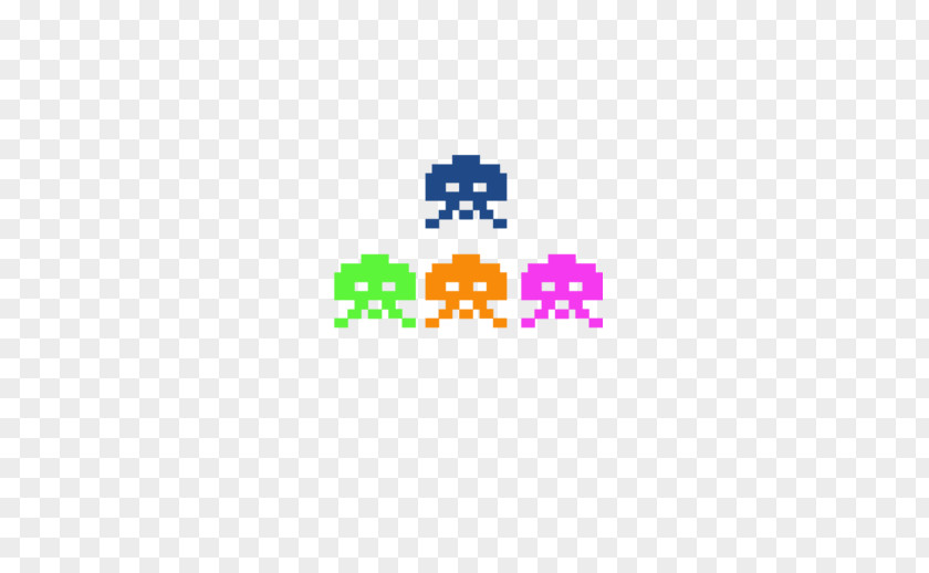 Space Invaders Logo Line Brand Point PNG