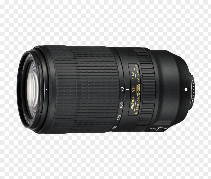Camera Lens Nikon F 70-300mm Nikkor Telephoto Full-frame Digital SLR PNG