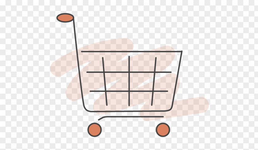 Empty Cart Line Angle PNG