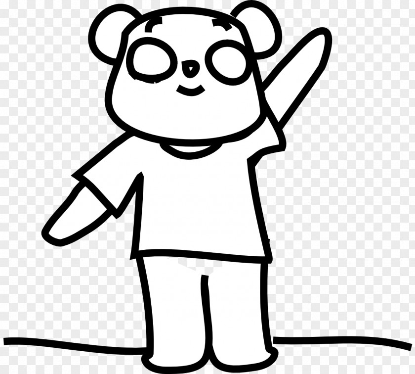 Gummy Bear Coloring Pages Giant Panda Red Clip Art PNG