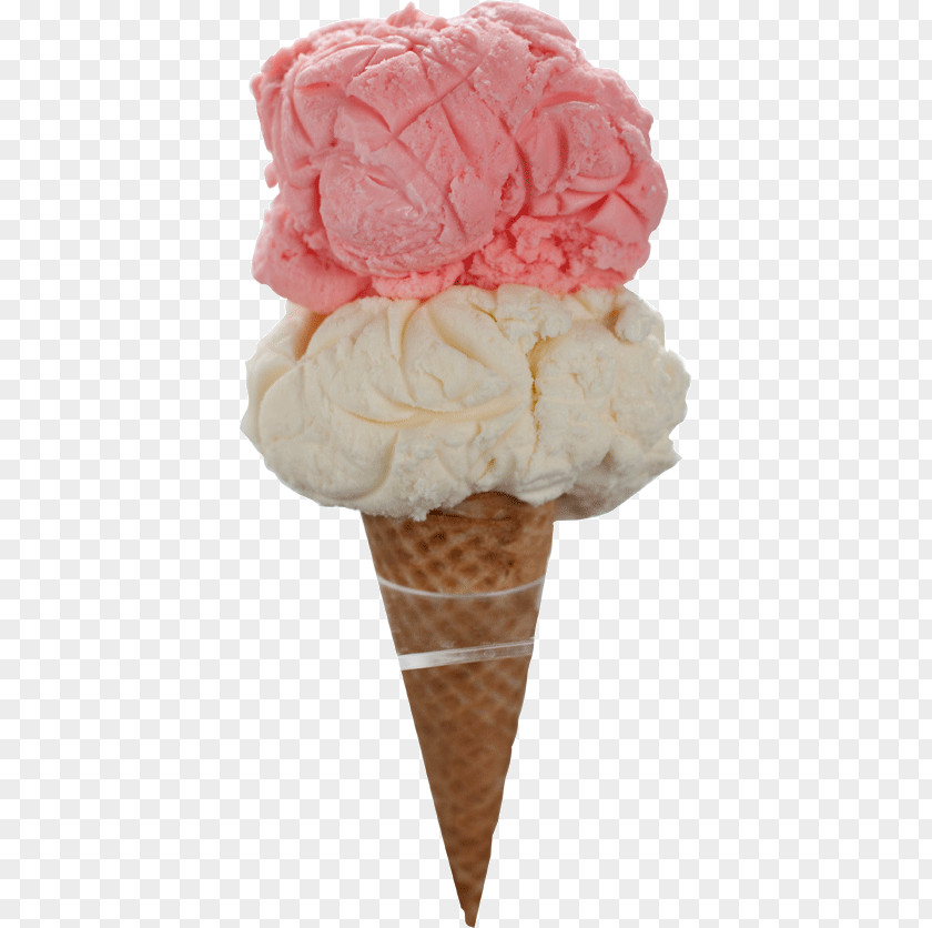 Ice Cream Gelato Neapolitan Cones PNG