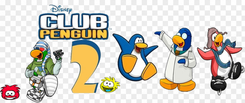 Penguin Club Text Stock Market Logo PNG