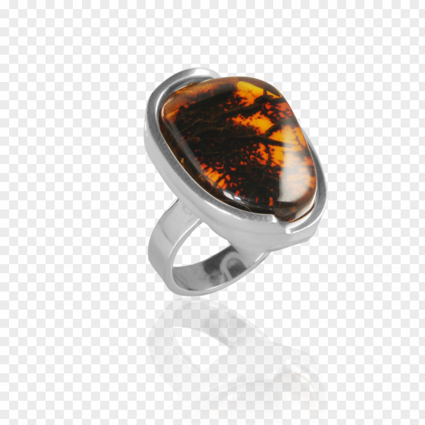 Ring Baltic Amber Jewellery Silver PNG