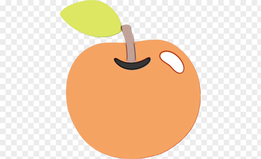 Smile Peach Apple Cartoon PNG