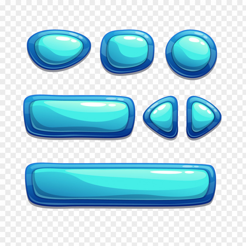 Space Bar Cartoon Button Illustration PNG