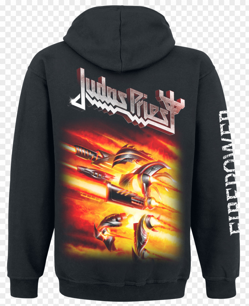 T-shirt Firepower World Tour Judas Priest Hoodie PNG