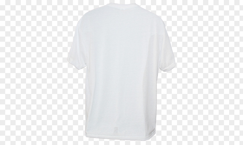 White T-shirt Neckline Sleeve Crew Neck Collar PNG
