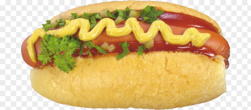 Hot Dog Bun Hamburger Fast Food PNG