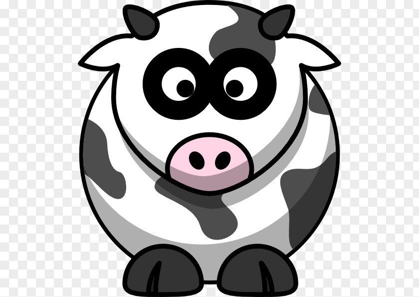 Sad Cow White Park Cattle Drawing Cartoon Dairy PNG