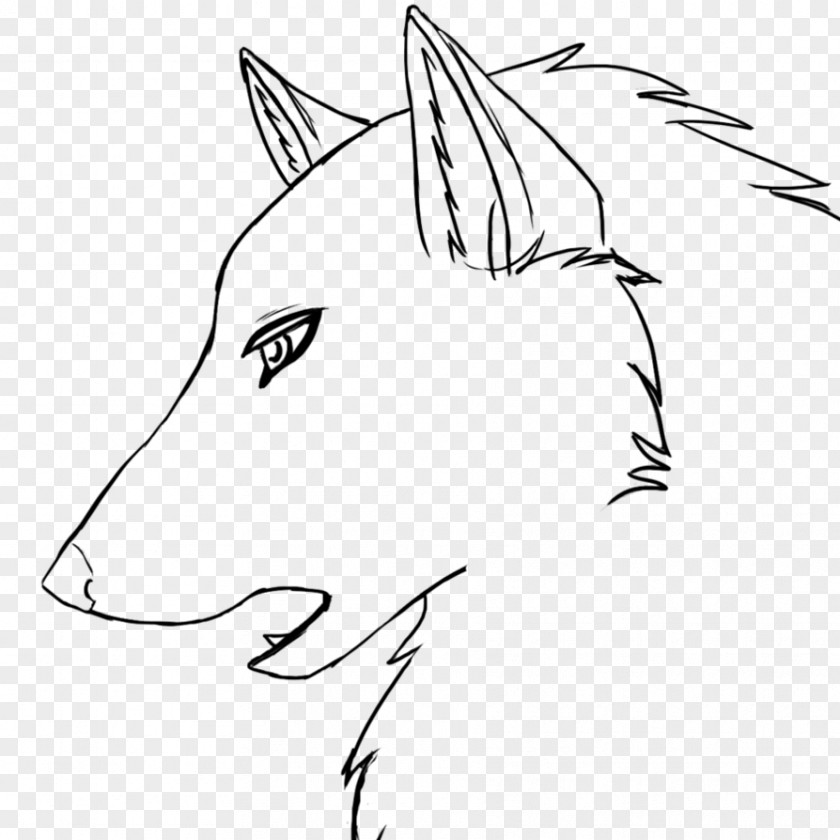 Dog Snout Line Art Drawing Canidae PNG