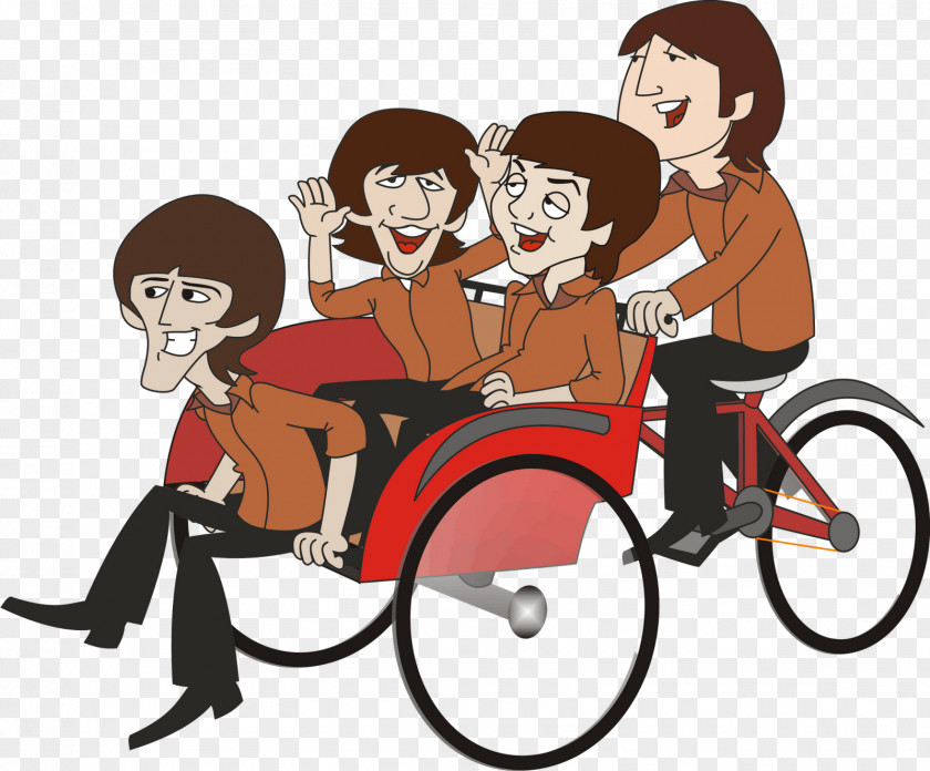Kaligrafi RAMADHAN Animaatio Cartoon Song Cycle Rickshaw PNG