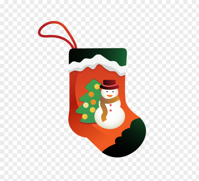 Vector Christmas Stocking Stockings Gift Sock Euclidean PNG