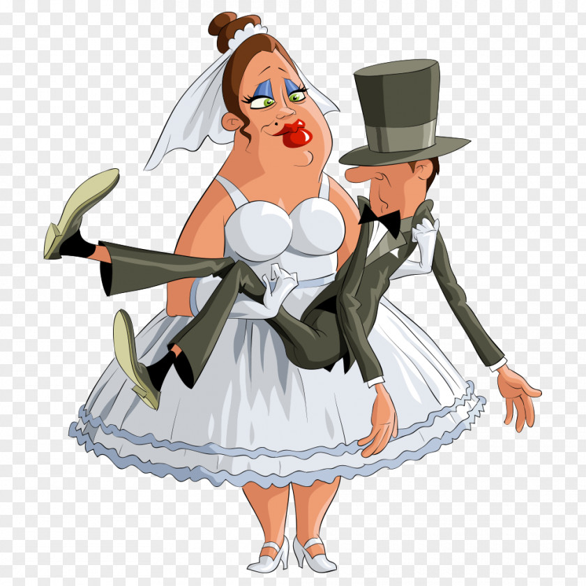 Vector Men And Women Married Wedding Animation Marriage Clip Art PNG