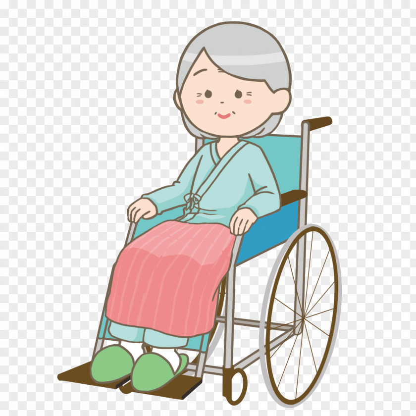 Wheelchair Hospital Nurse Old Age PNG