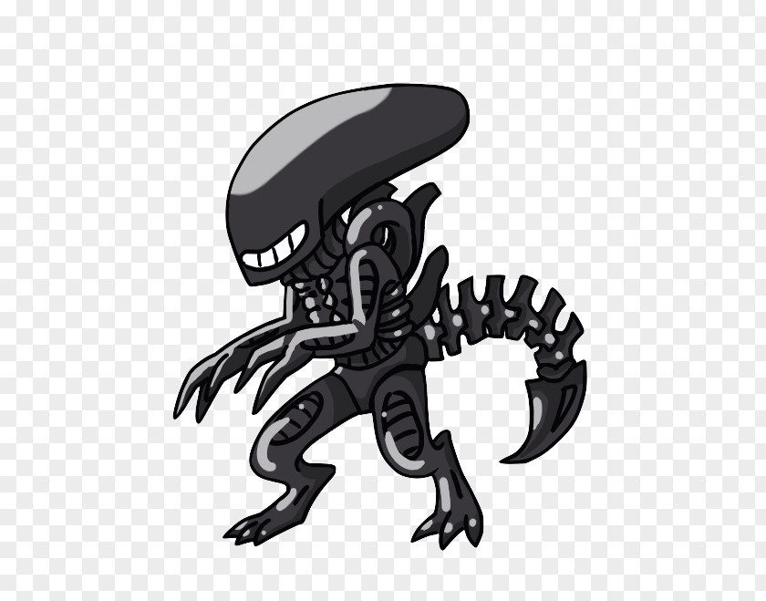 Alien Claw Silhouette Cartoon PNG