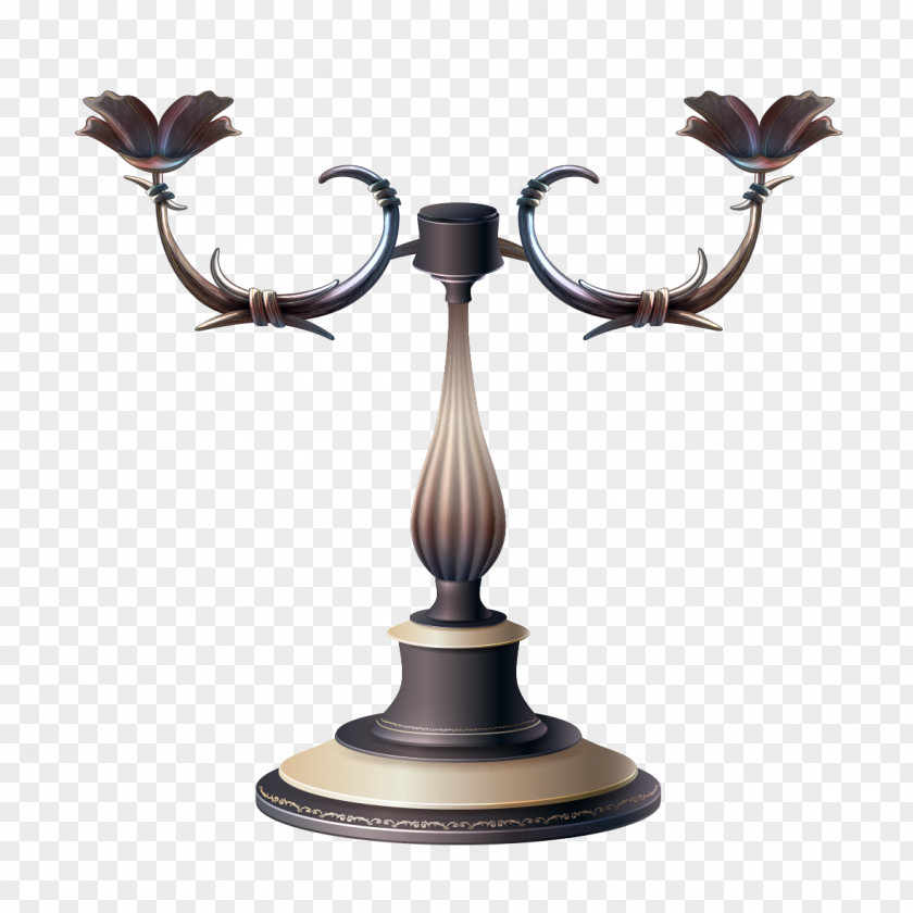 Antique Lamp Shape Candlestick Lampe De Bureau Clip Art PNG