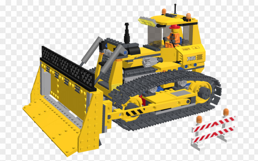 Bulldozer Toy Machine Wheel Tractor-scraper PNG