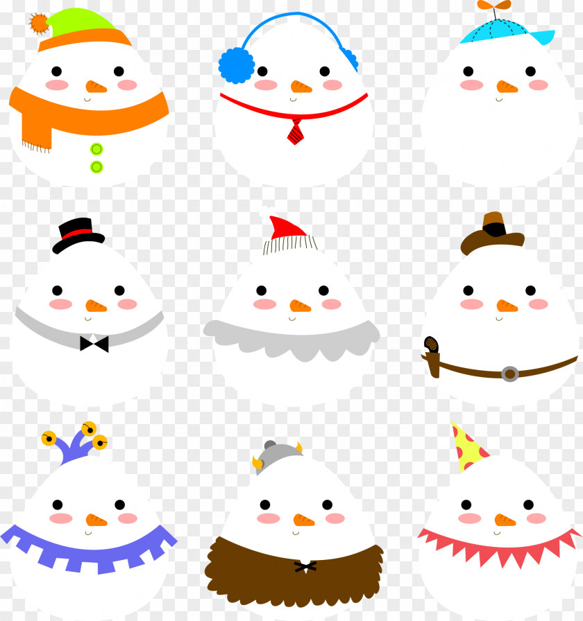 Christmas Cartoon Snowman PNG