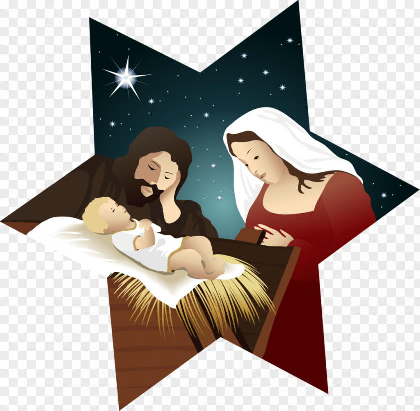Christmas Nativity Of Jesus Child Scene PNG