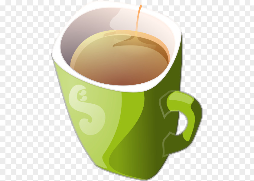Coffee And Green Tea Clip Art Mug PNG