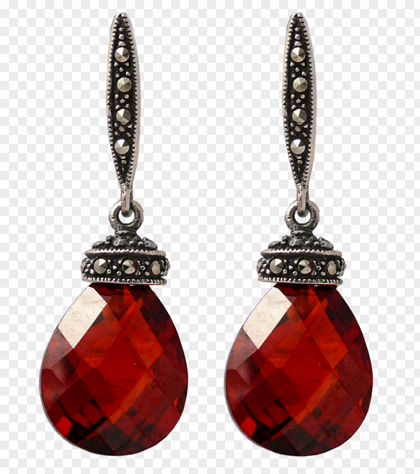 Jewellery Earring Ruby Gemstone PNG