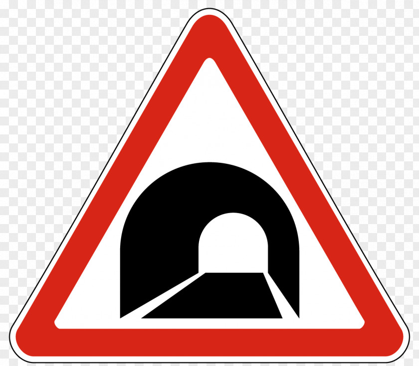 Road Sign Traffic Tunnel Warning Code PNG