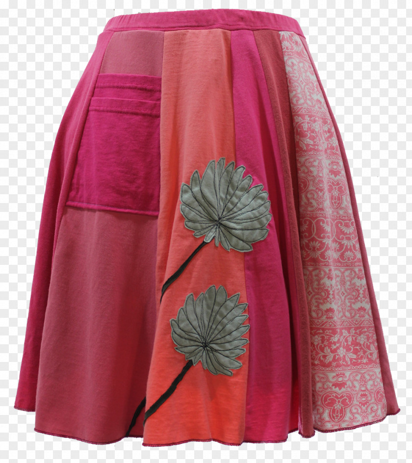 Sardine Magenta Skirt PNG