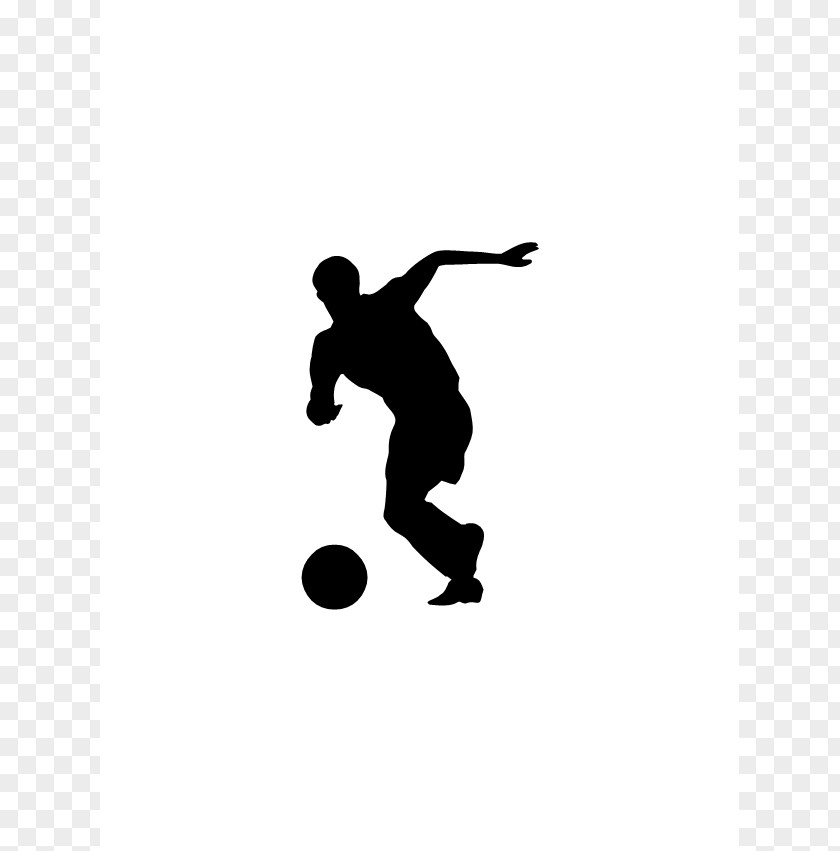 Soccer Player Silhouette Football Sport Clip Art PNG