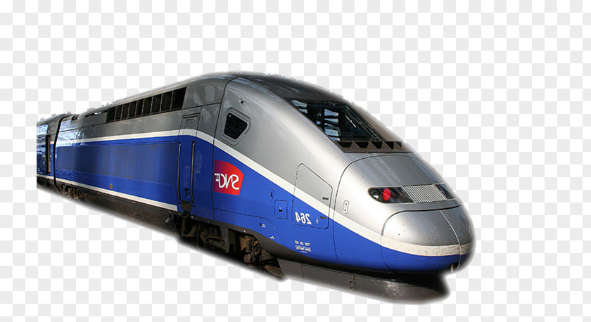TGV Train Maglev Locomotive Passenger Car PNG