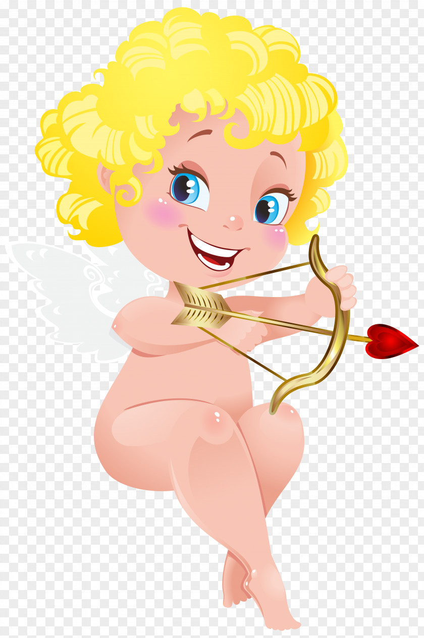 Cute Cupid Angel PNG Clipart Image Valentine's Day Clip Art PNG