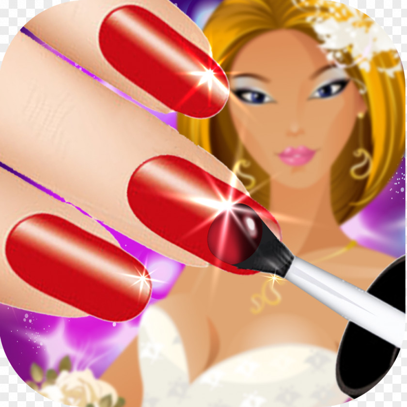 Beauty Nail Hand Model Magenta Eyelash PNG