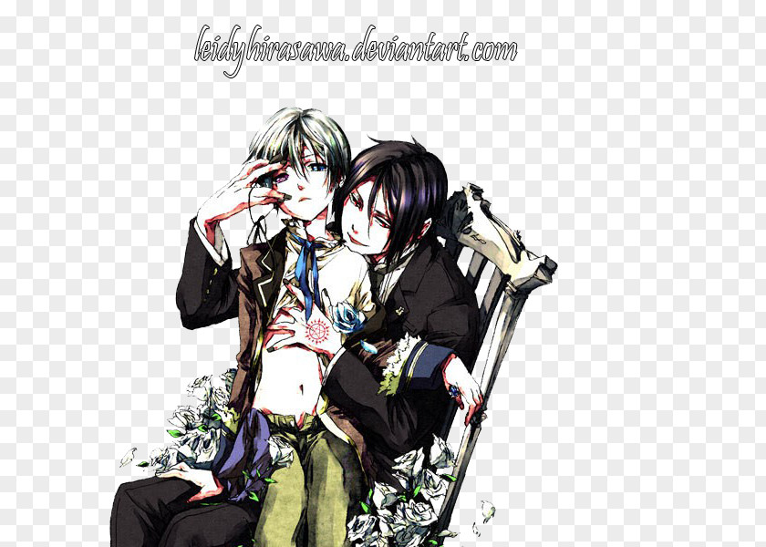 Ciel Sebastian Michaelis Phantomhive Black Butler PNG