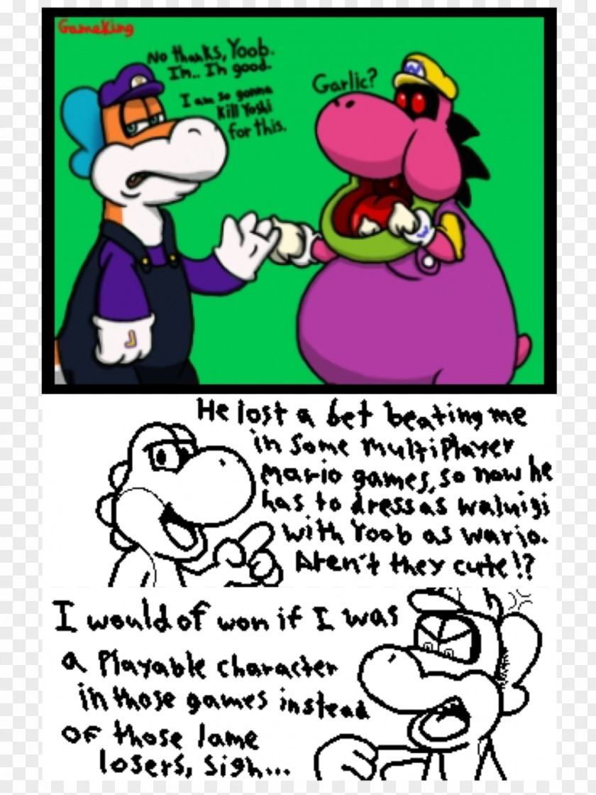 DeviantArt Fan Art Mario & Yoshi PNG