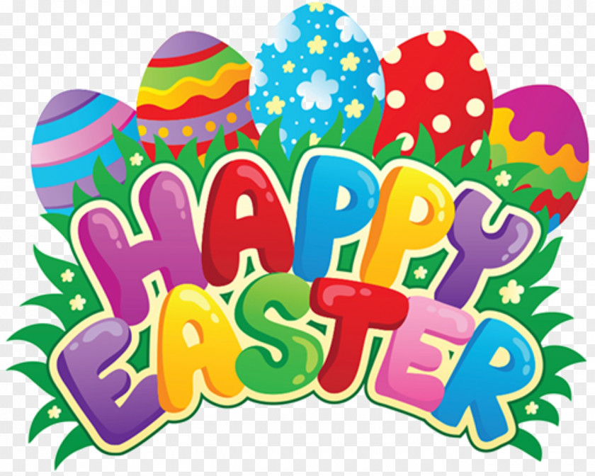 Happy Easter Day 2018 Bunny Egg Clip Art PNG